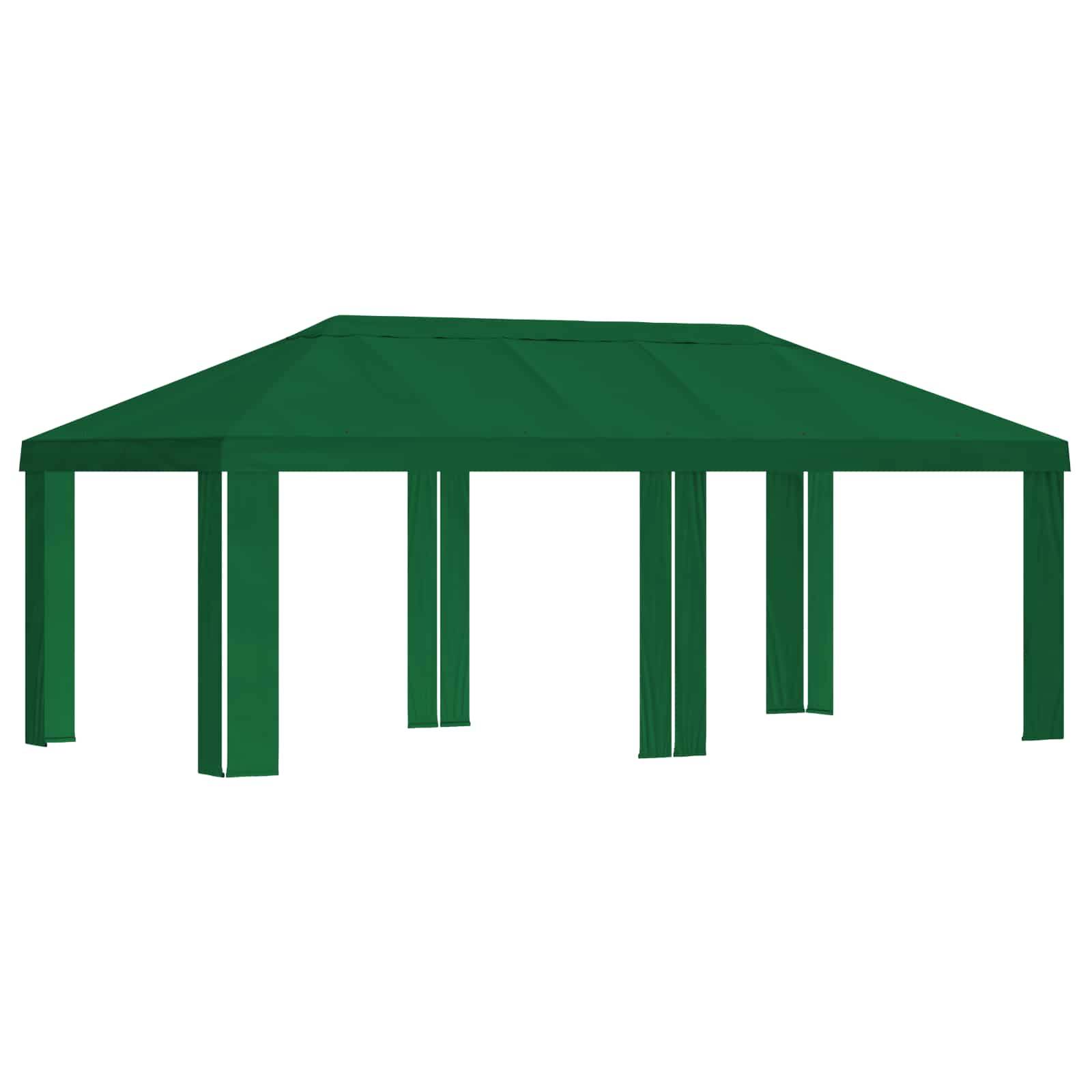 vidaXL Gazebo Abdeckung 6 x 3 m Grün Polyester 190
