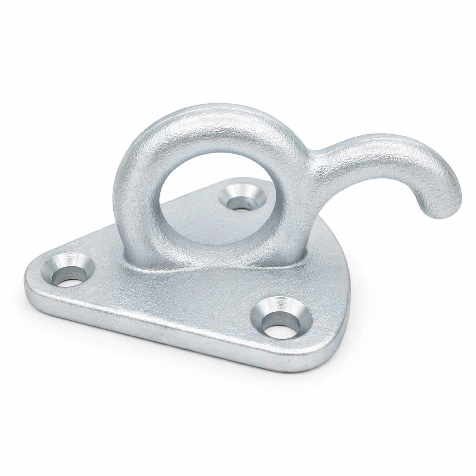 20x Planenhaken Anhänger Metall Zurrhaken mit Öse 70x45 mm Spannhaken verzinkt