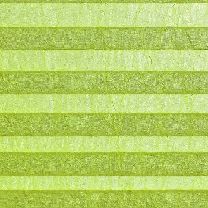 FLOORDIREKT Faltrollo Magic Mini - Lichtdurchlässig & Blickdicht - Befestigung ohne Schrauben möglich - Hellgrün - 120 x 100 cm