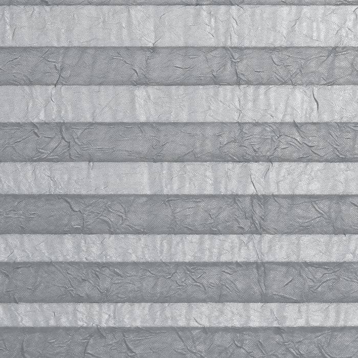 FLOORDIREKT Faltrollo Magic Large - Lichtdurchlässig & Blickdicht - Befestigung ohne Schrauben möglich - Hellgrau - 110 x 200 cm
