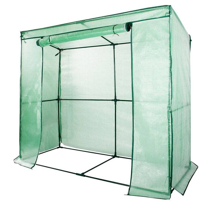 FLOORDIREKT Gewächshaus Botanika - Robust & Witterungsbeständig - In 3 Größen erhätlich - 77 x 200 x 169 cm
