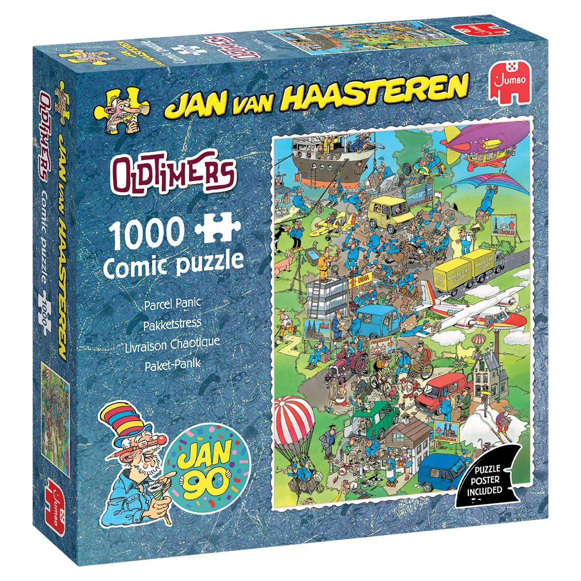 Jan van Haasteren Oldtimers Paket-Panik 1000 Teile Puzzle