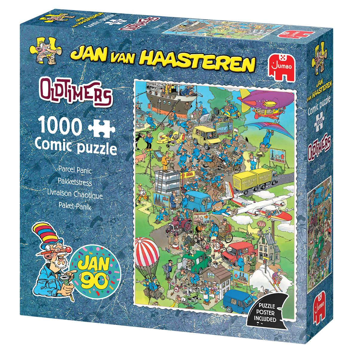 Jan van Haasteren Oldtimers Paket-Panik 1000 Teile Puzzle