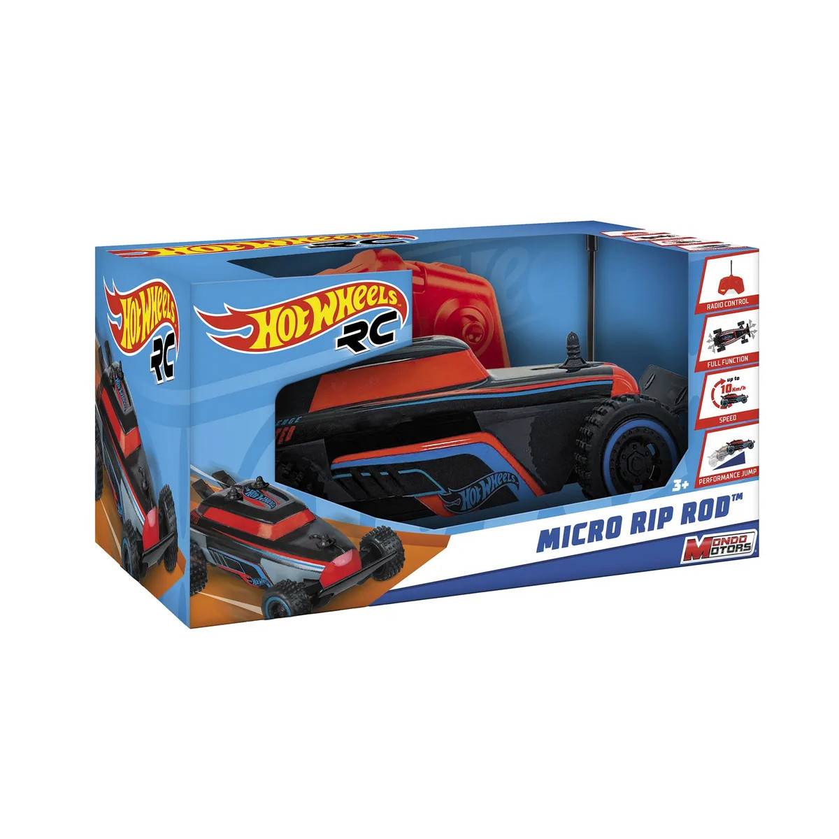 Hot Wheels Auto RC Micro Rip Rod 1:28 Kinder Spielzeug ferngesteuertes Fahrzeug