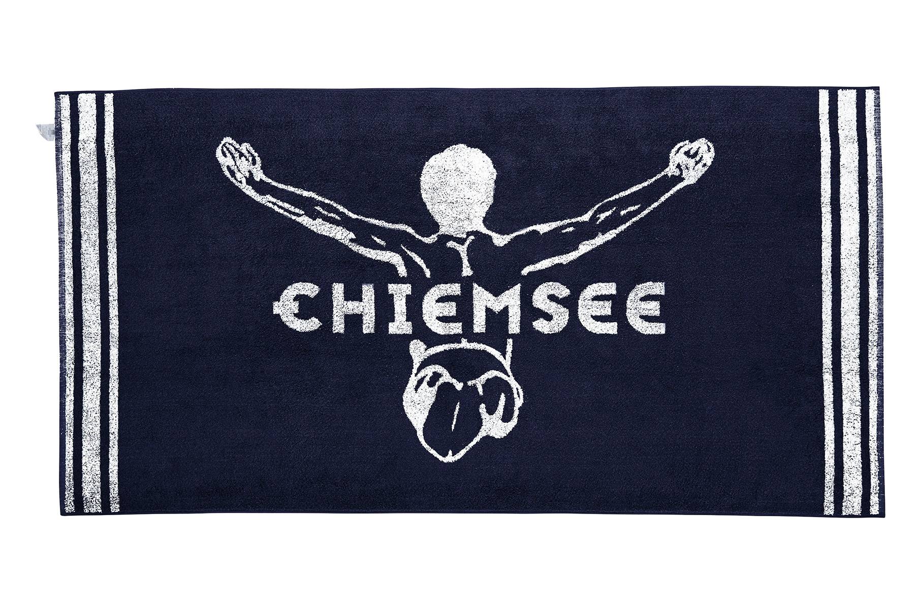 Chiemsee Handtuch Badehandtuch 70x140cm Baumwolle dunkelblau Strandhandtuch