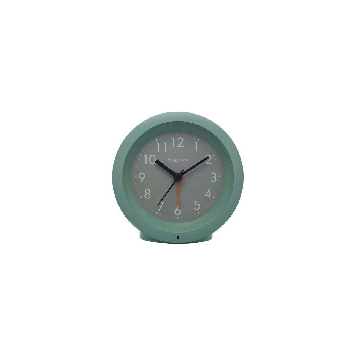 Tischwecker 10,5cm x 3,6cm – Silent-Leuchtzifferblatt – NeXtime "Circle"