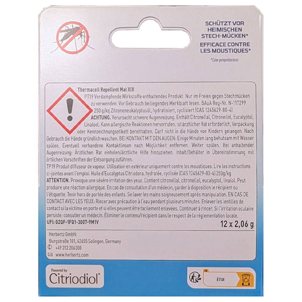Thermacell M-48 Wirkstoffplättchen PT-19 - 48 Stunden