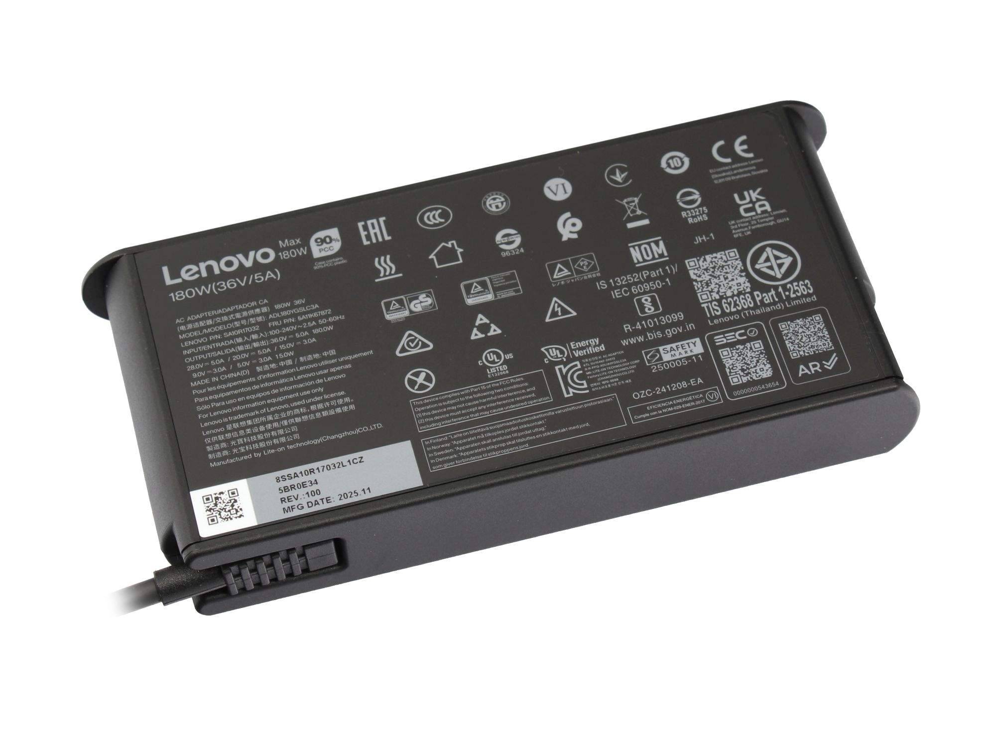 Lenovo AC Adapter USB-C PD GaN 5A11K67872 - USB Typ CNotebook-Modul