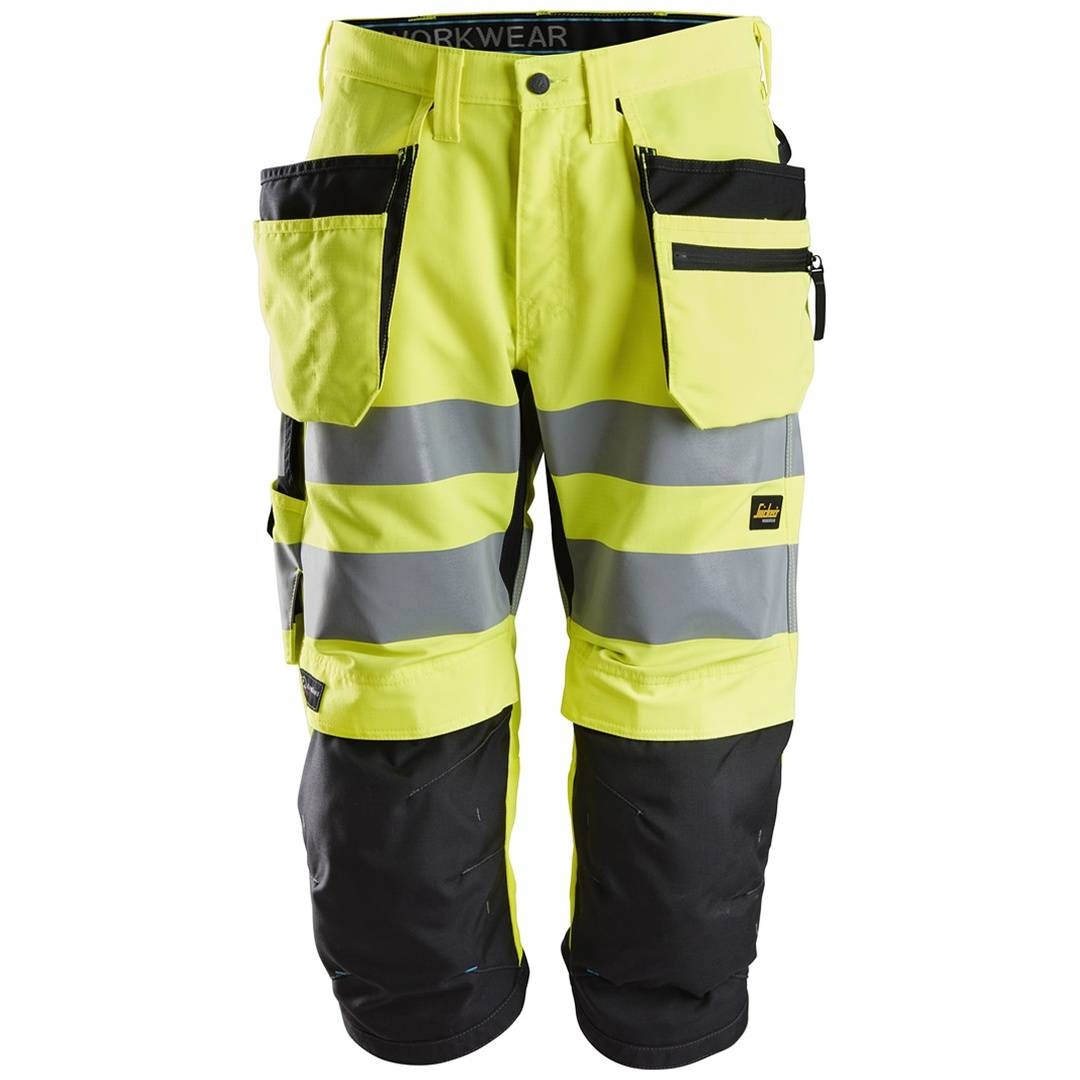 Snickers Dreiviertel Piratenhose mit Holstertaschen, Klasse 2 Gr. 48 gelb
