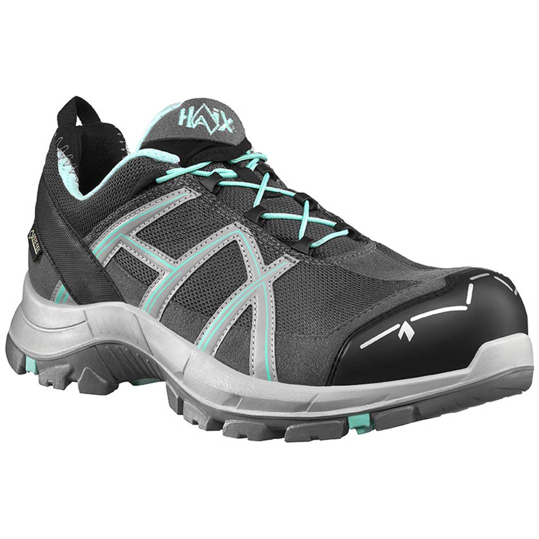 HAIX Sicherheitshalbschuh Black Eagle Safety 40.1 WS low 610041 S3 ESD SRC DGUV 610041 Gr.37 grau/mint