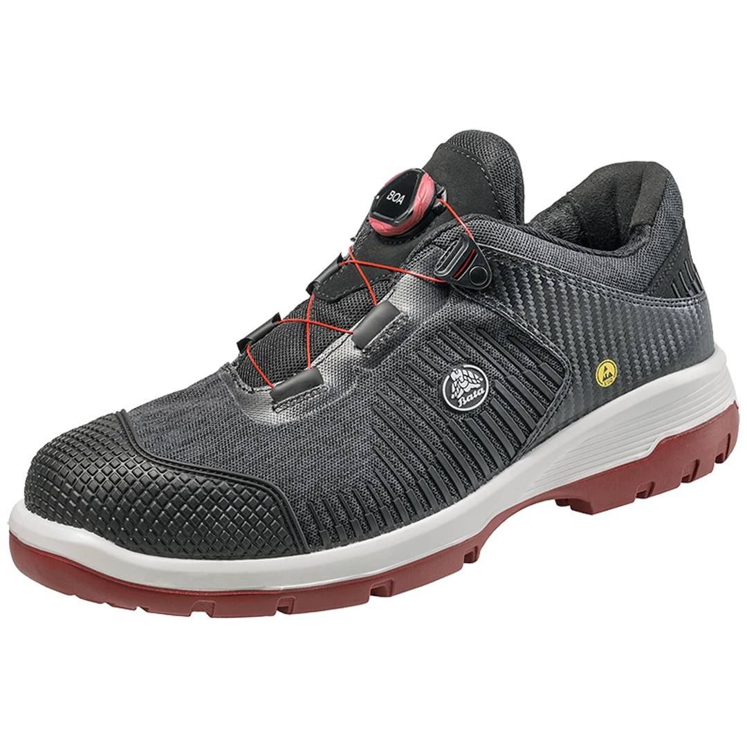 Bata Industrials Sicherheitshalbschuh Legend Boa S1P ESD SRC W Gr. 42 schwarz/rot Weite 10