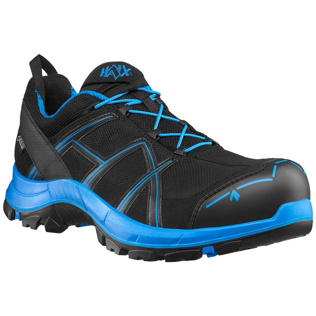 HAIX Sicherheitshalbschuh Black Eagle Safety 40.1 low 610001 S3 ESD SRC DGUV Gr. 37,5 schwarz/blau