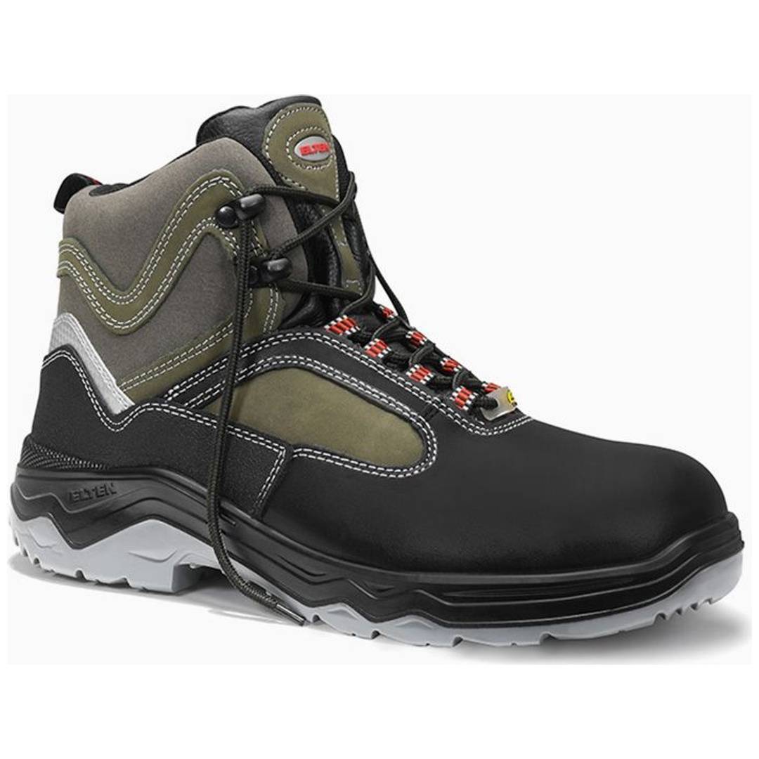 Elten Sicherheitsschnürstiefel LEX S3S ESD Gr. 46 schwarz/braun