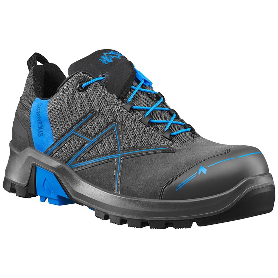 HAIX Sicherheitshalbschuh Connexis Safety+ GTX low 631002 S3 ESD SRC DGUV Gr. 41 grau/blau