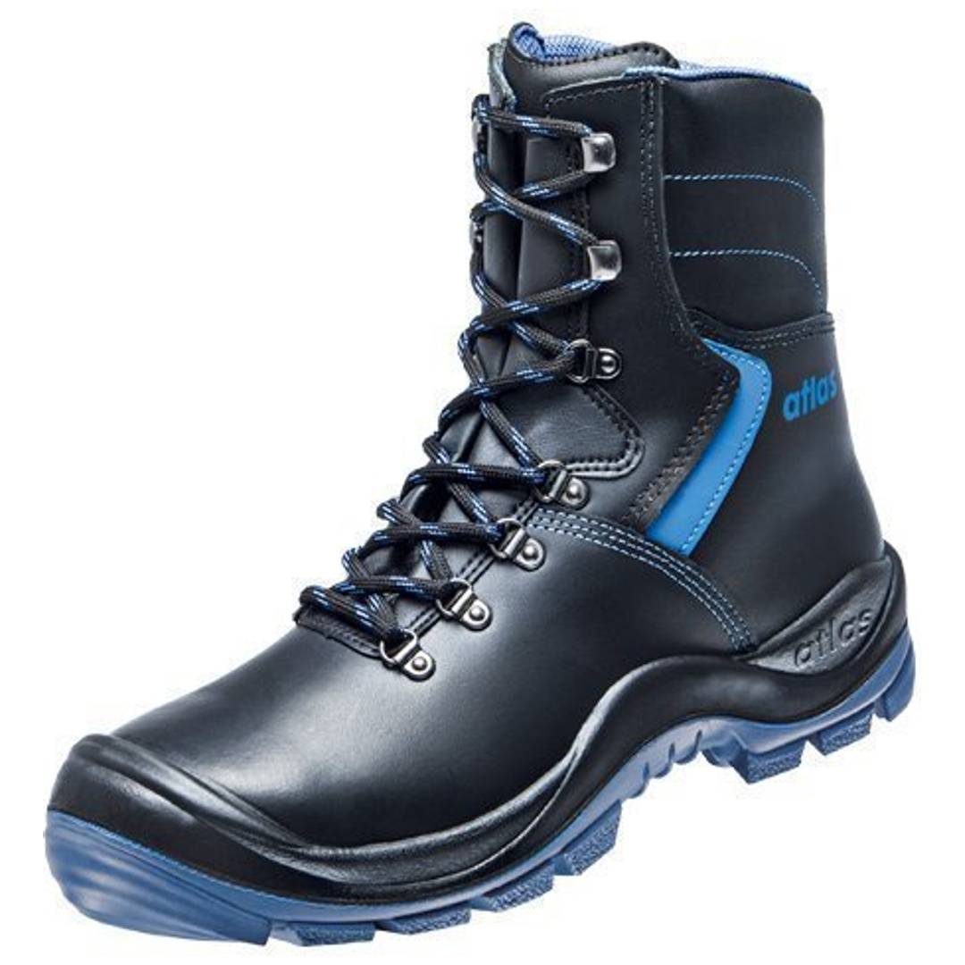 Atlas Sicherheitswinterstiefel ANATOMIC BAU 845 XP S3 CI SRC DGUV Gr. 42 schwarz/royalblau