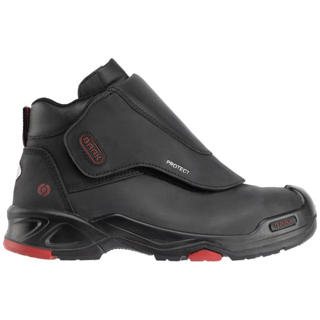 Baak Schweißerstiefel 6647 Björn S3 SRC DGUV Gr. 38 schwarz/rot