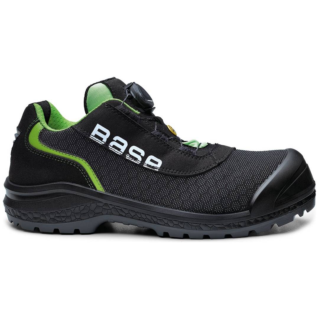 Portwest Base Sicherheitshalbschuh Be-Ready B0822 S1P ESD SRC Gr. 42 black/green