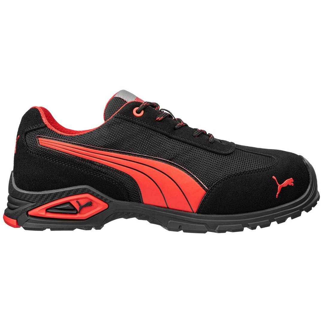 Puma Safety Puma Sicherheitshalbschuh MADRID LOW S1PL FO SR 642740 Gr. 44 schwarz/rot