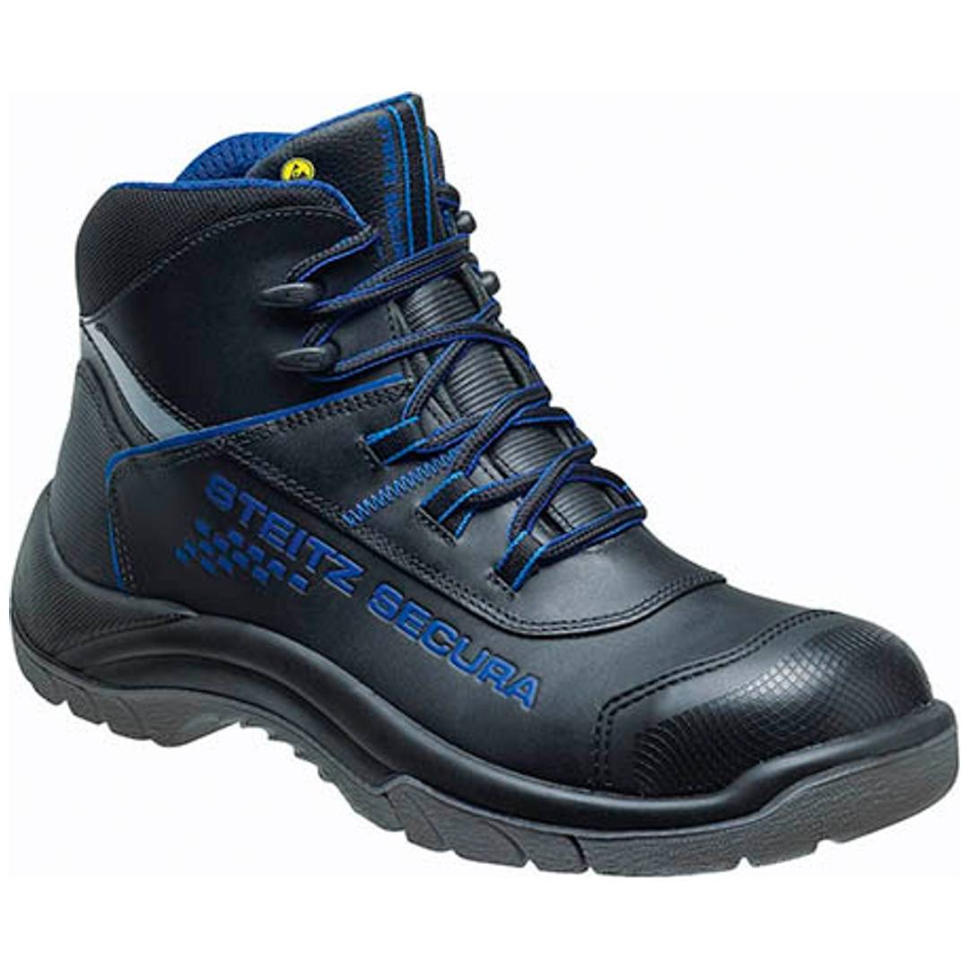 Steitz Secura Steitz ESD Sicherheitshalbstiefel S3 VX 7620 BAU PERBONAN Gr. 41 W XB