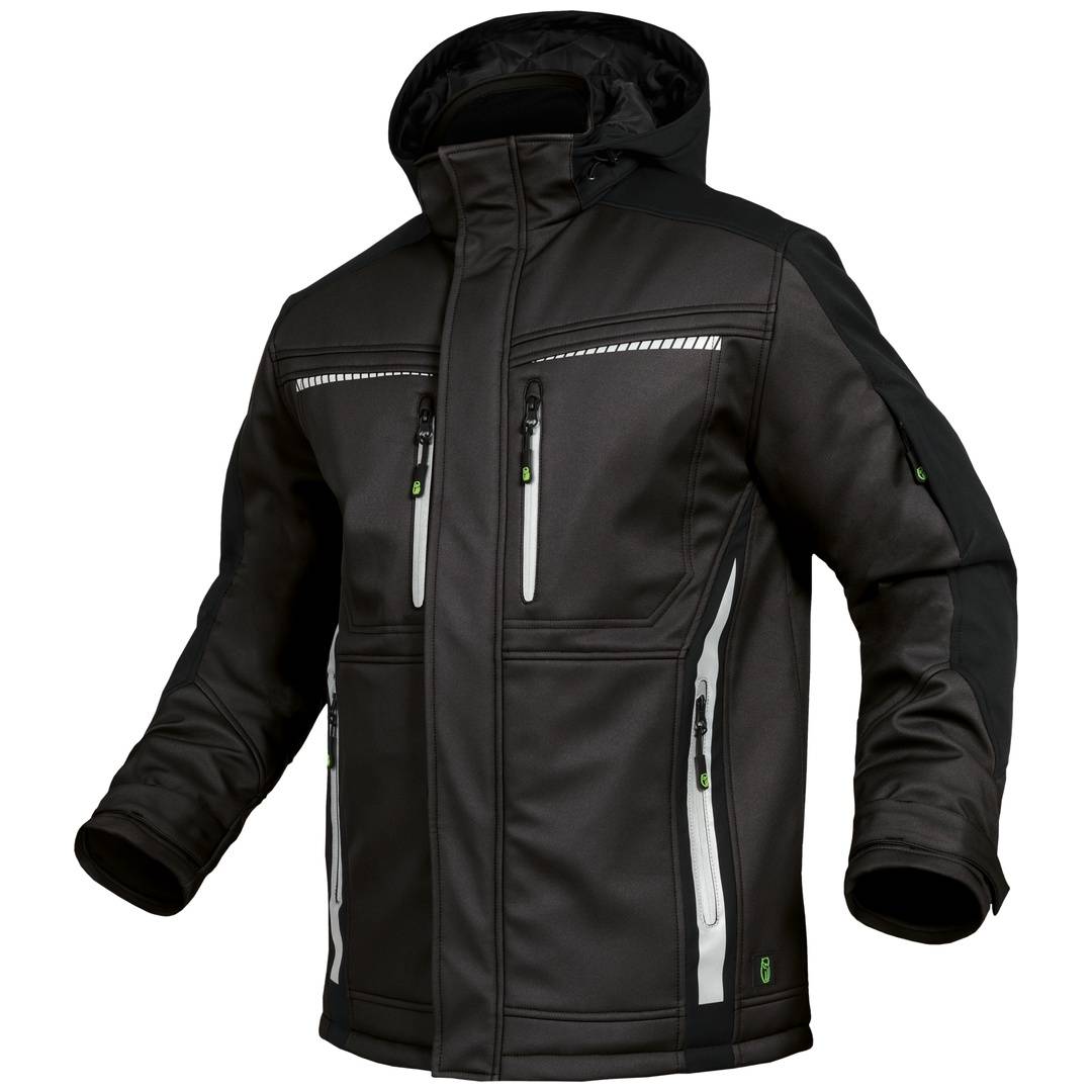 Triuso Leibwächter Winter-Softshelljacke Flex-Line Gr. 2XL anthrazit/schwarz