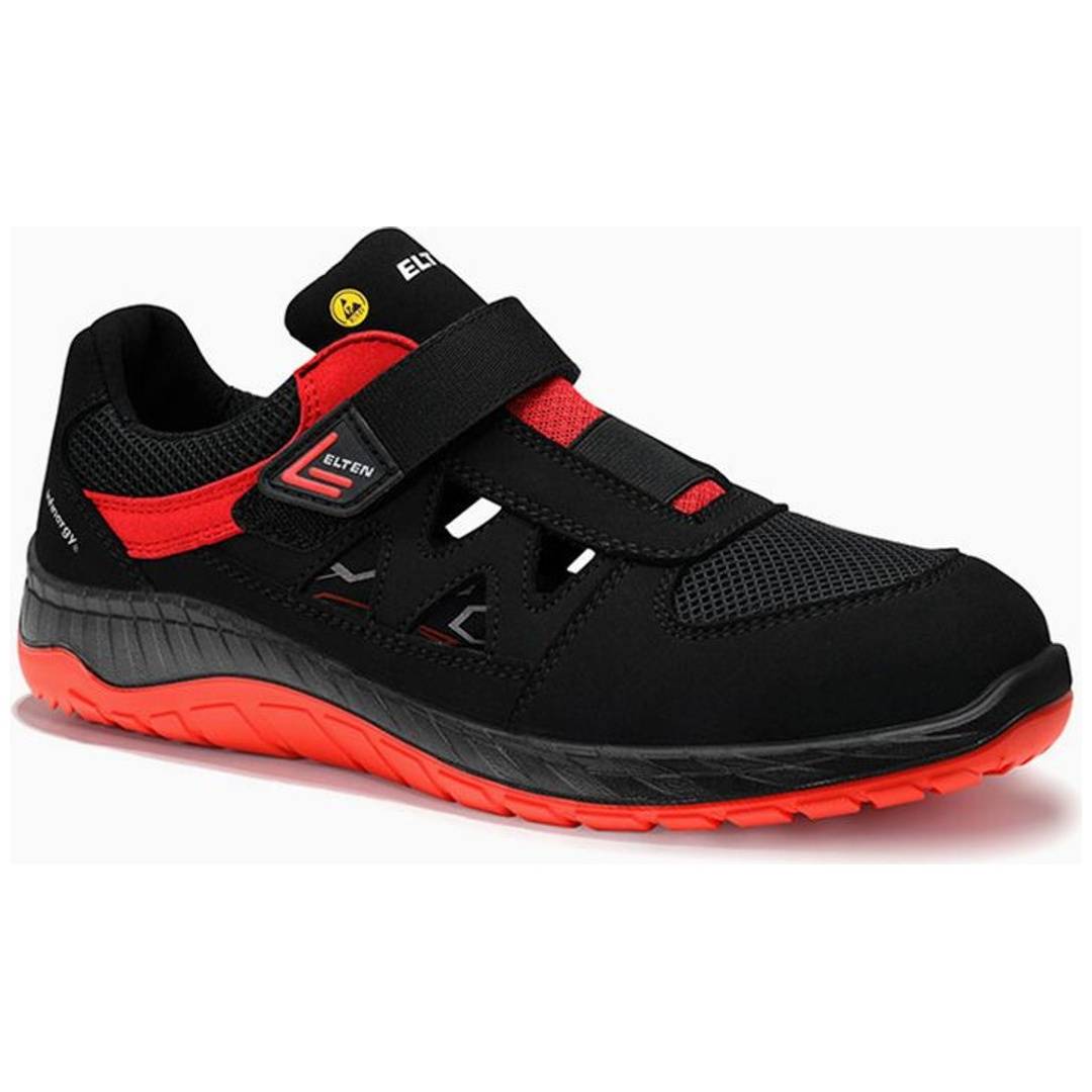 Elten ELTEN Sicherheitssandale LONNY 719301 EASY S1PS ESD Gr. 43 schwarz/rot