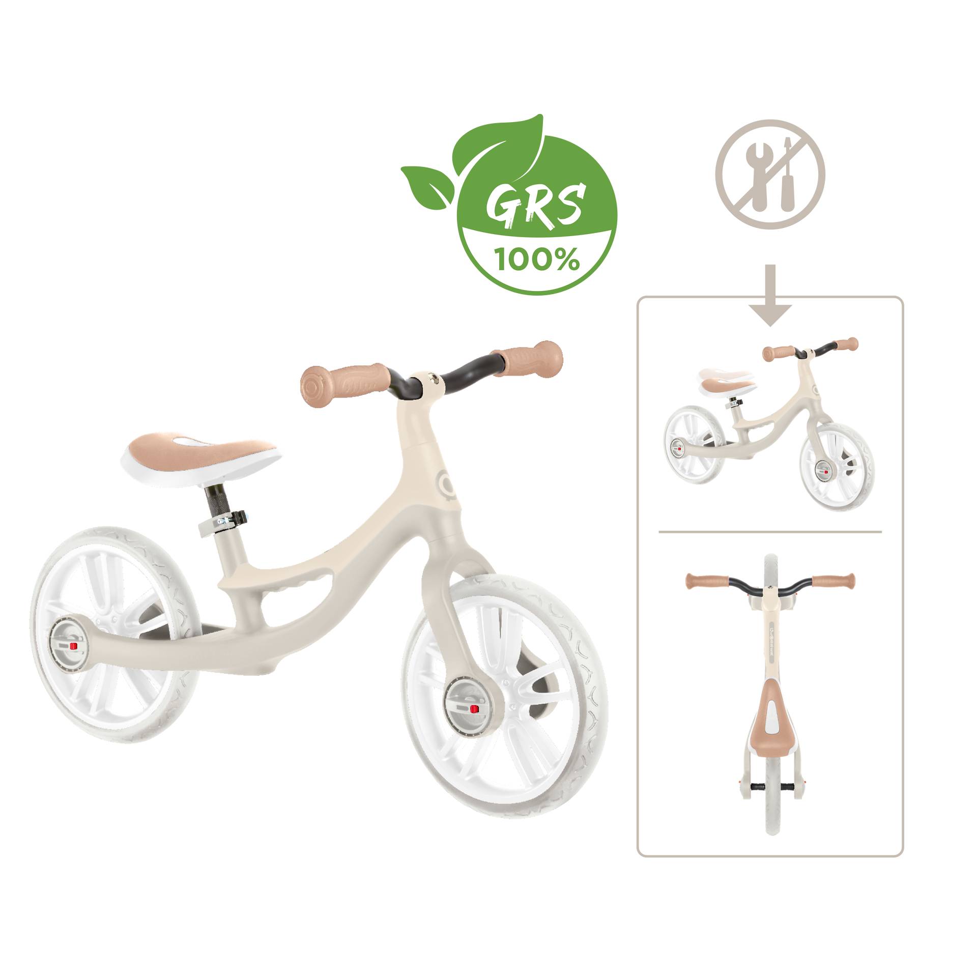 GLOBBER GO BIKE ELITE taupe