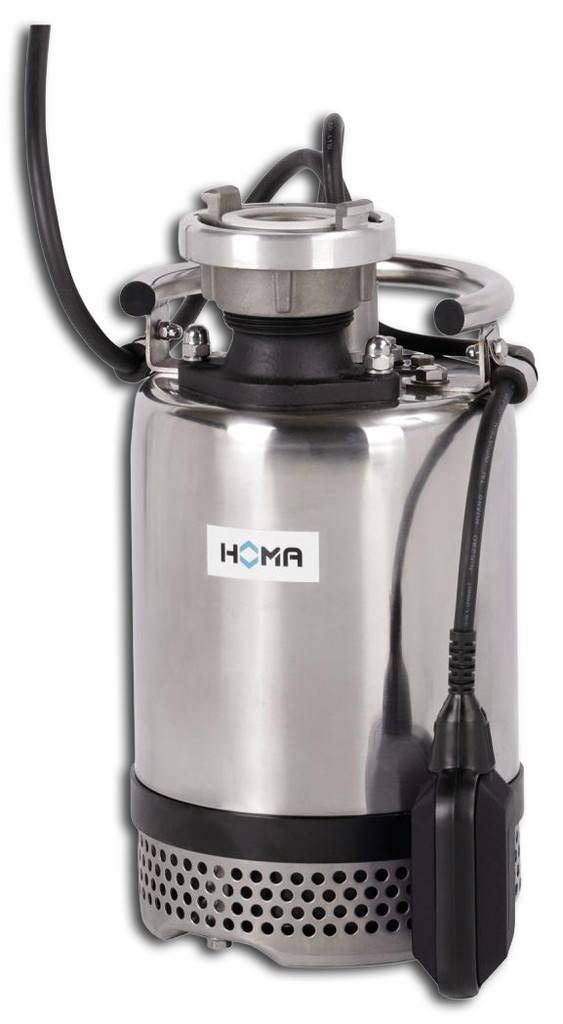 Tauchmotorpumpe HBP 501 - 503 WAMotorgehäuse aus EdelstahlLaufrad und Pumpengehäuse aus GraugussTauchmotorpumpe mit MantelkühlungVerschleißfest,f