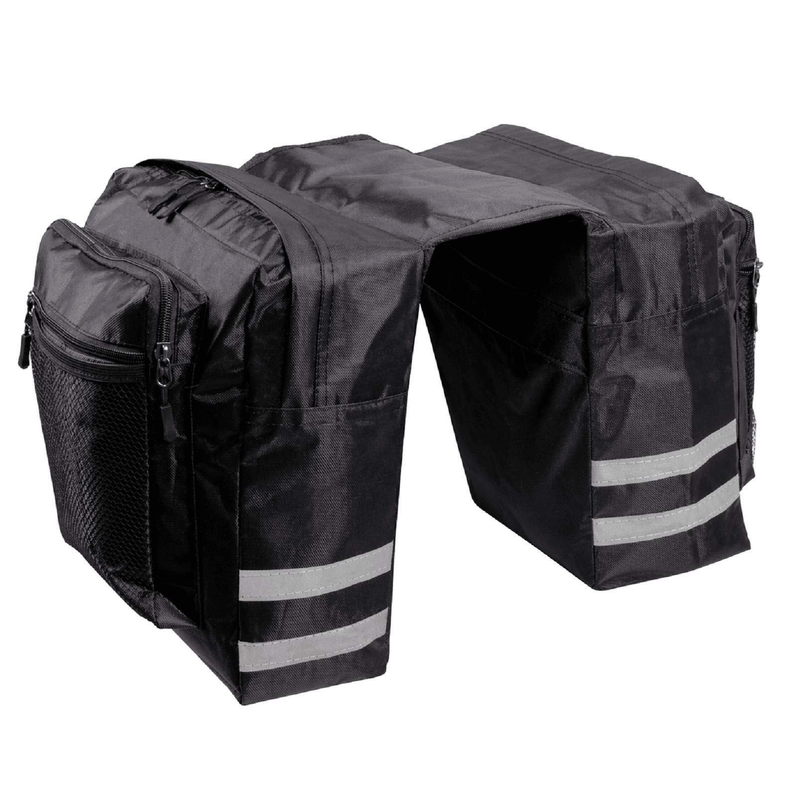 Fahrradtasche Gepäckträger 32x26x10cm je Gepäckträgertasche - Fahrrad Doppel 46L