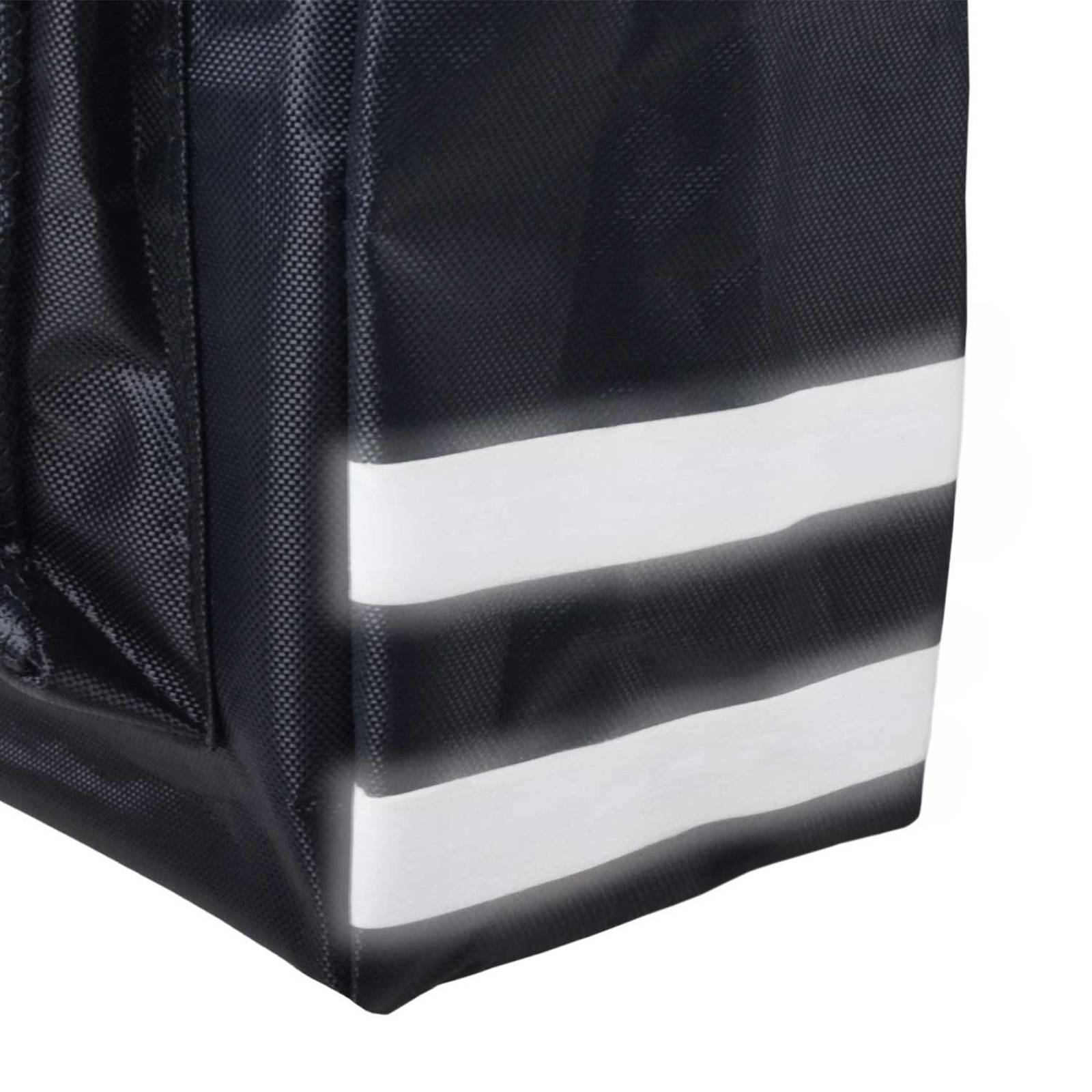 Fahrradtasche Gepäckträger 32x26x10cm je Gepäckträgertasche - Fahrrad Doppel 46L