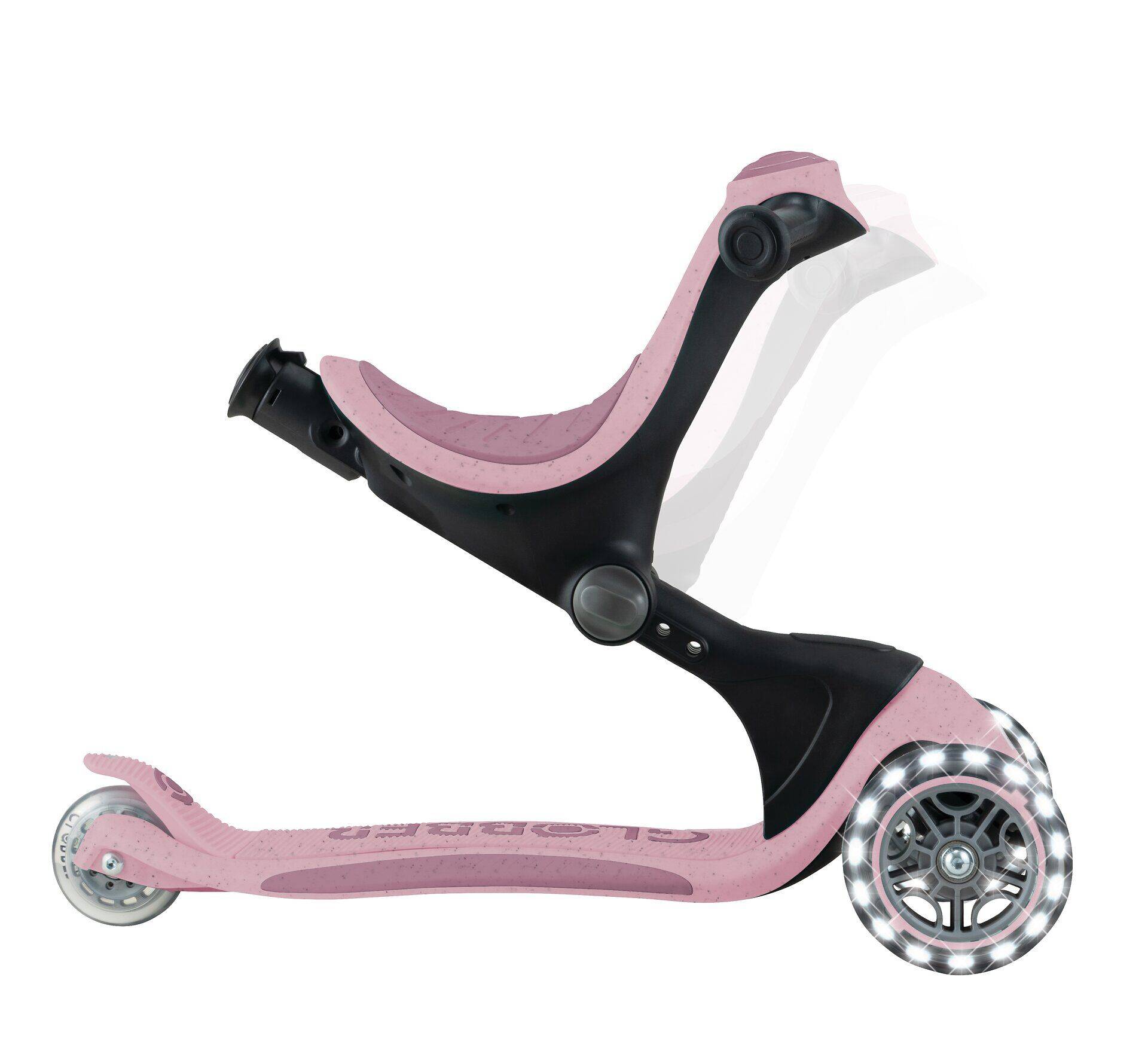 GLOBBER GO-UP DELUXE LIGHTS ECO 360 beere, mit Leuchtrollen