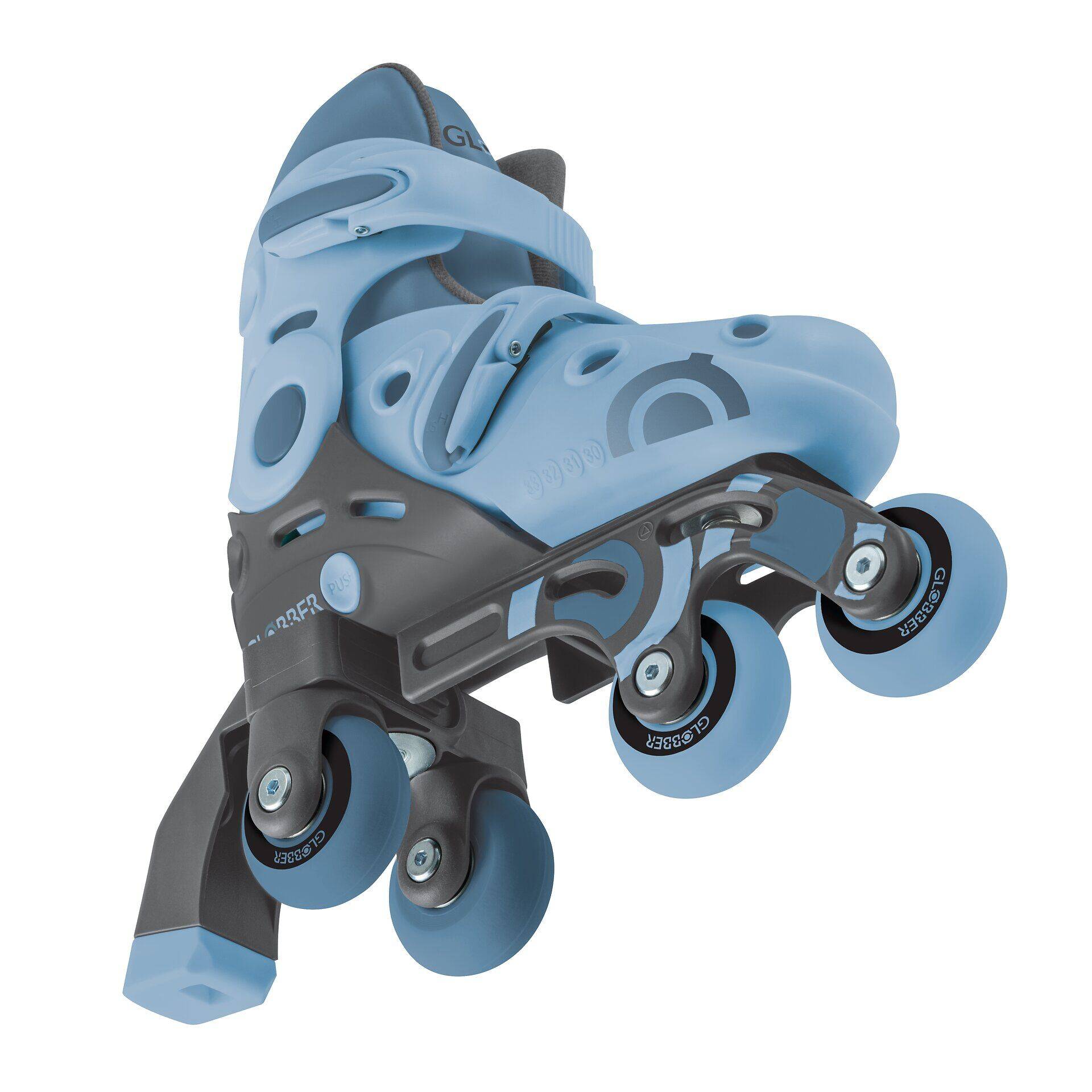 GLOBBER LEARNING SKATES 2in1 blau, Gr. 30-33