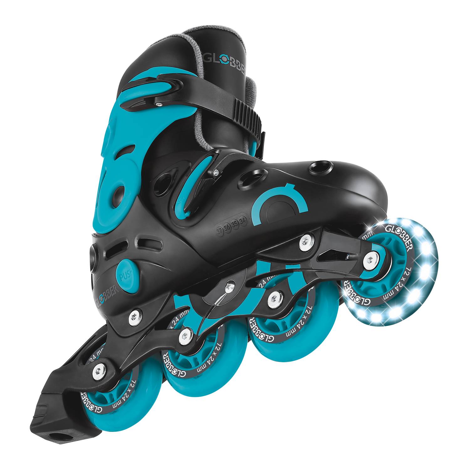 GLOBBER GO SKATES blau, Gr. 34-37