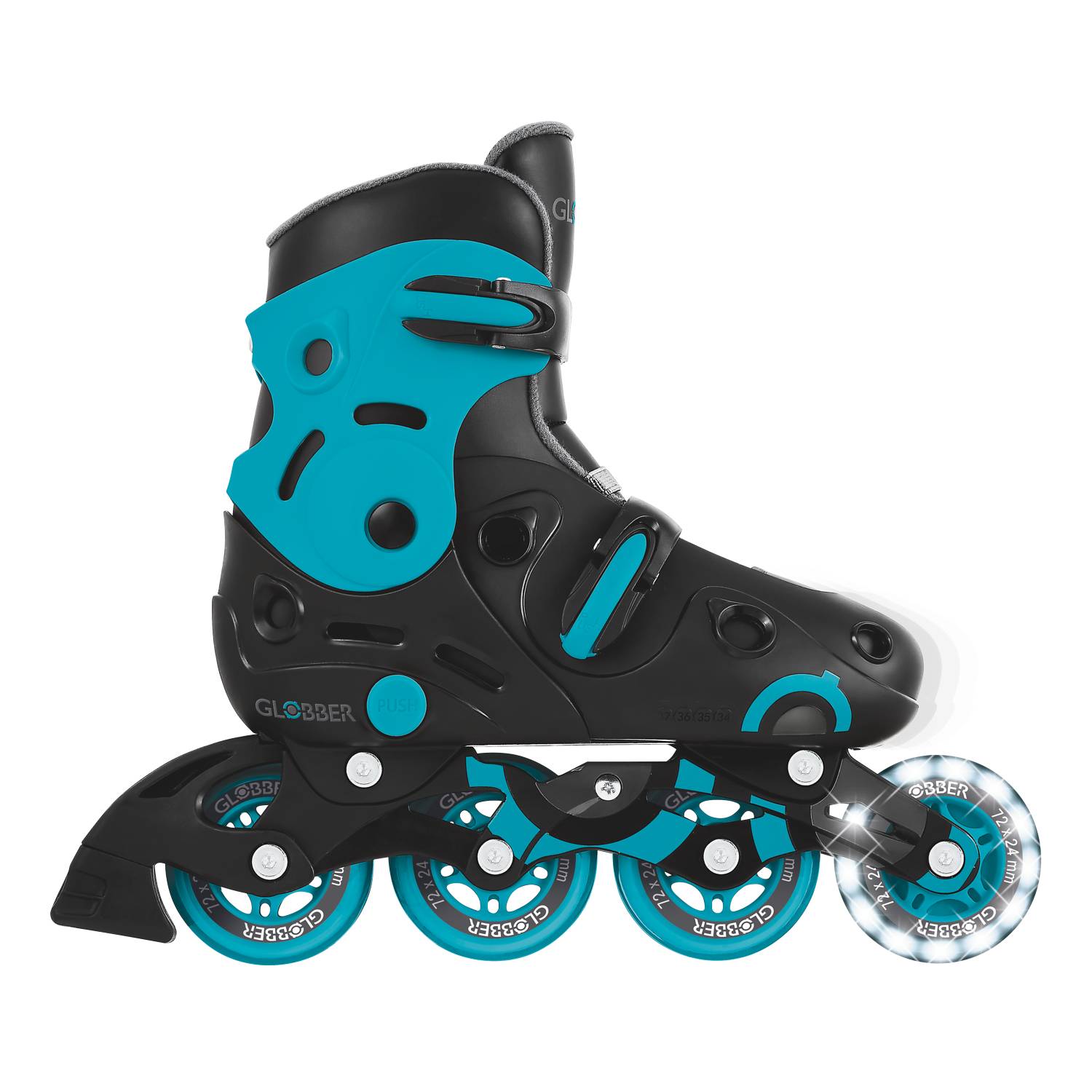 GLOBBER GO SKATES blau, Gr. 34-37