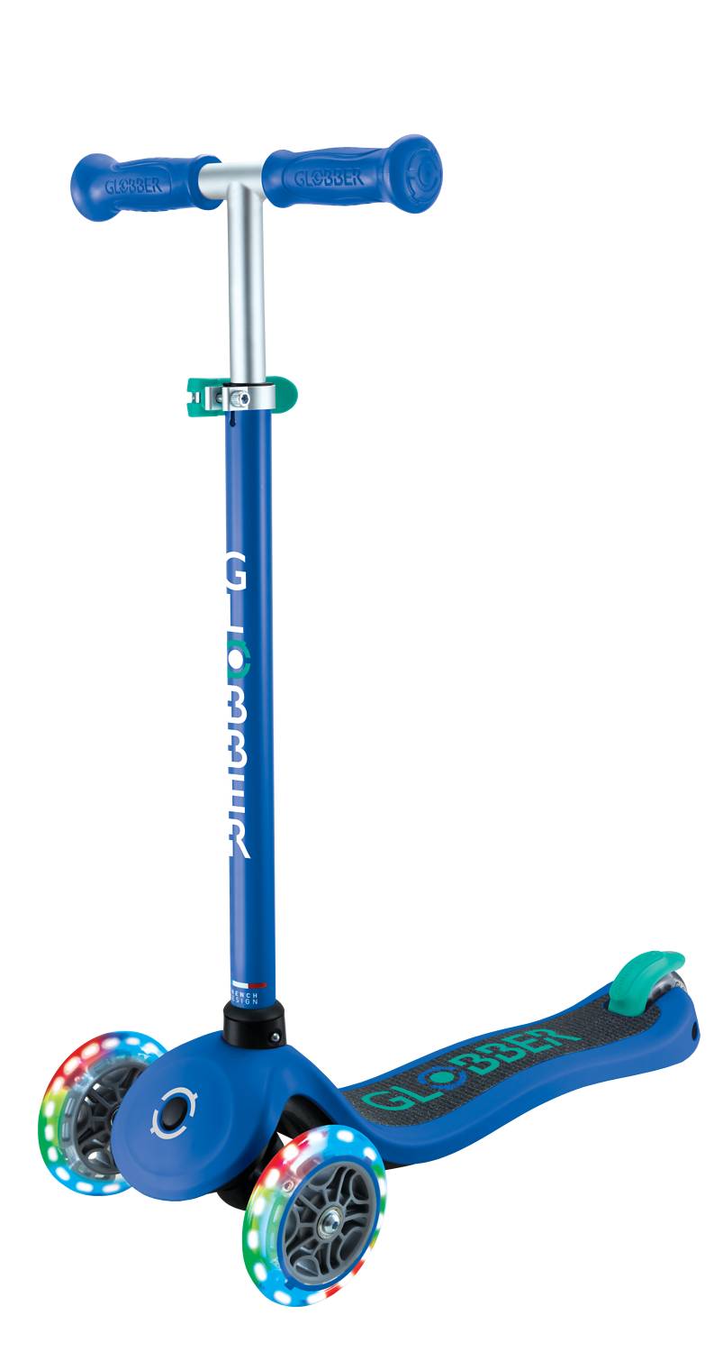 GLOBBER PRIMO LIGHTS dunkelblau, mit Leuchtrollen