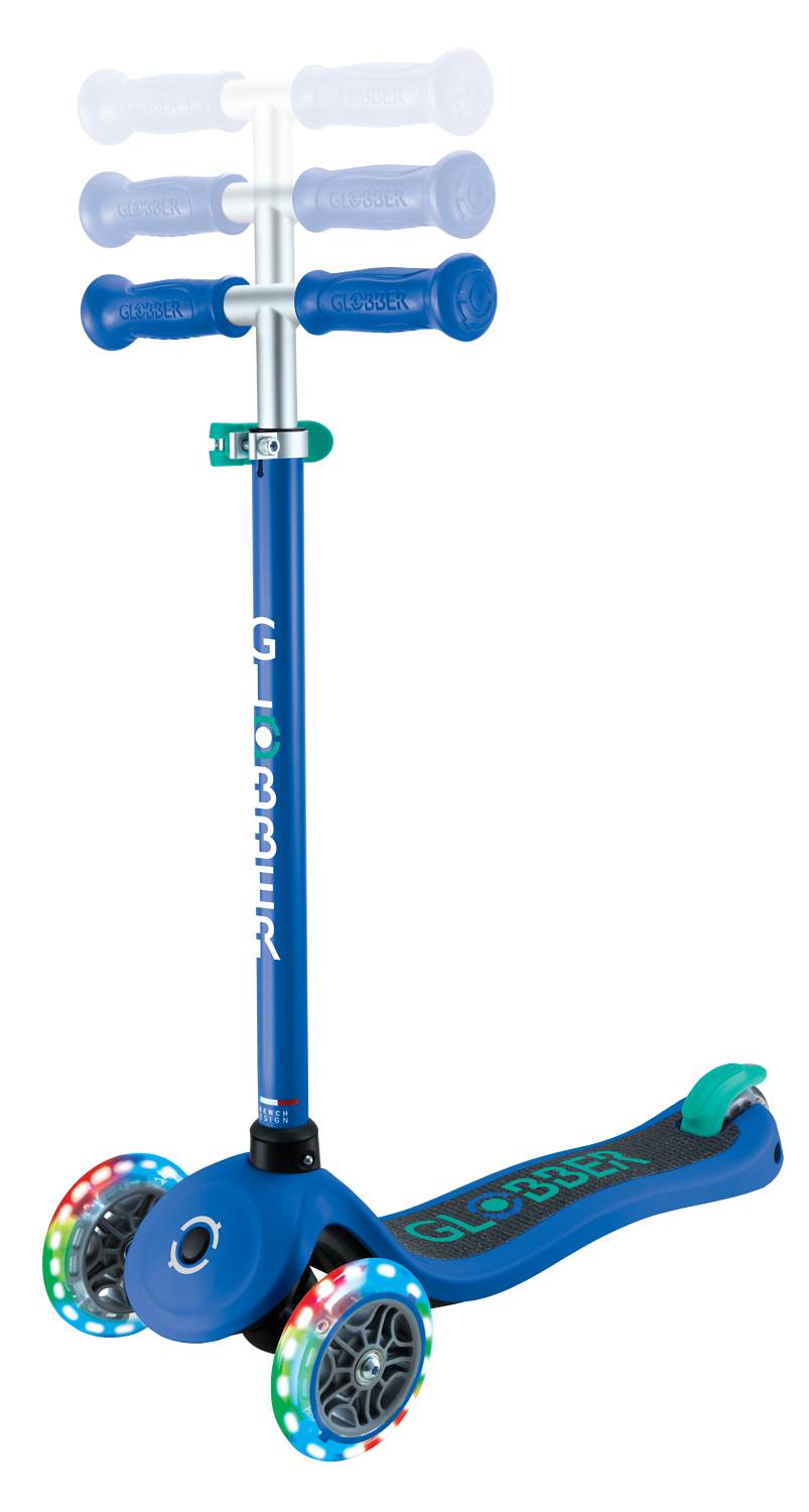 GLOBBER PRIMO LIGHTS dunkelblau, mit Leuchtrollen