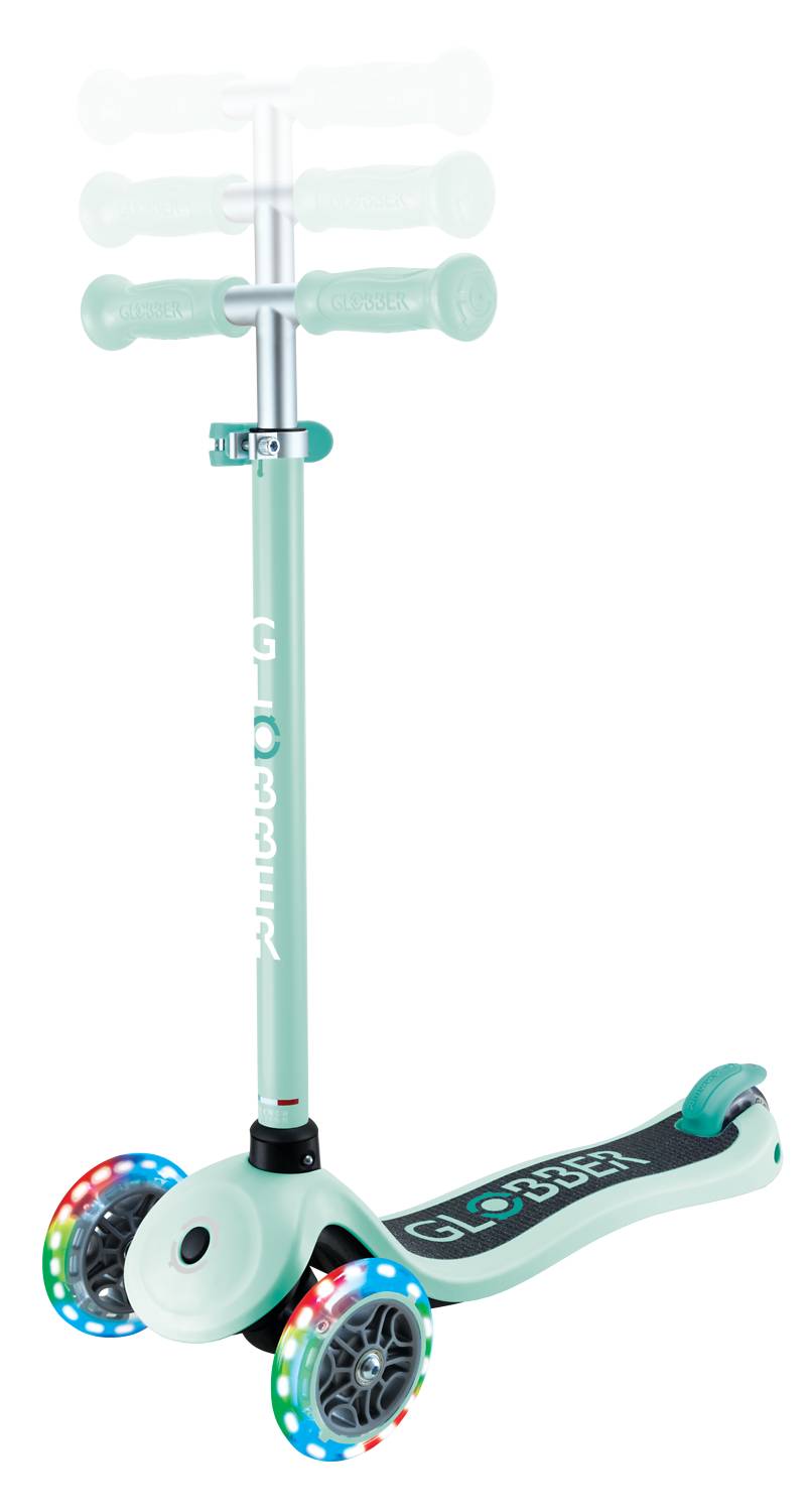 GLOBBER PRIMO LIGHTS mint, mit Leuchtrollen