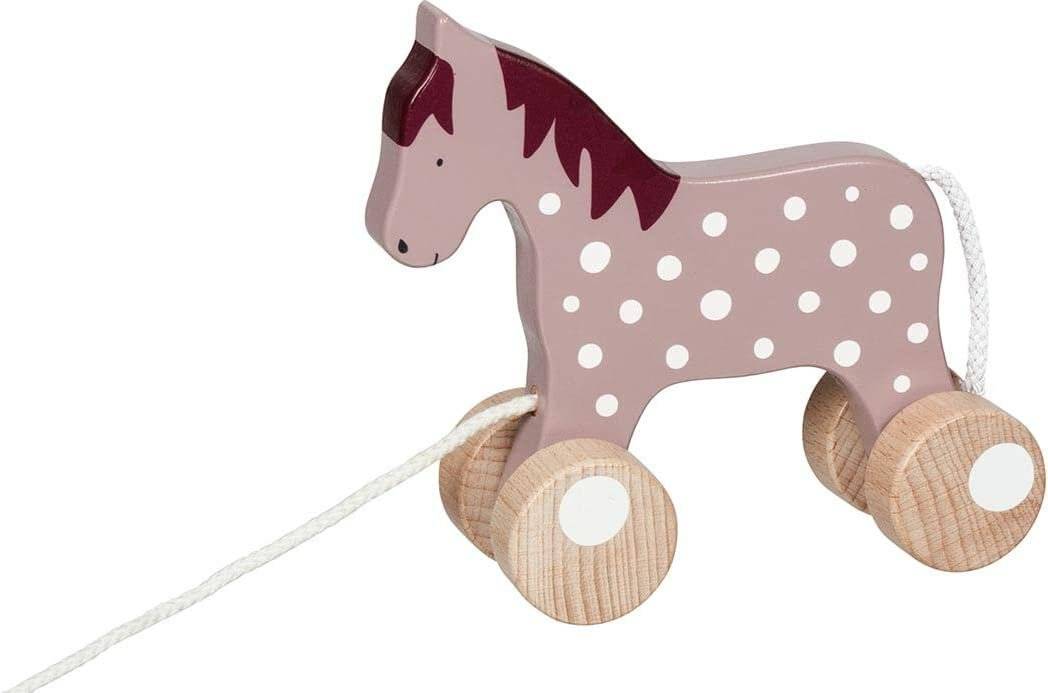GOKI Zugpferd aus Holz lila