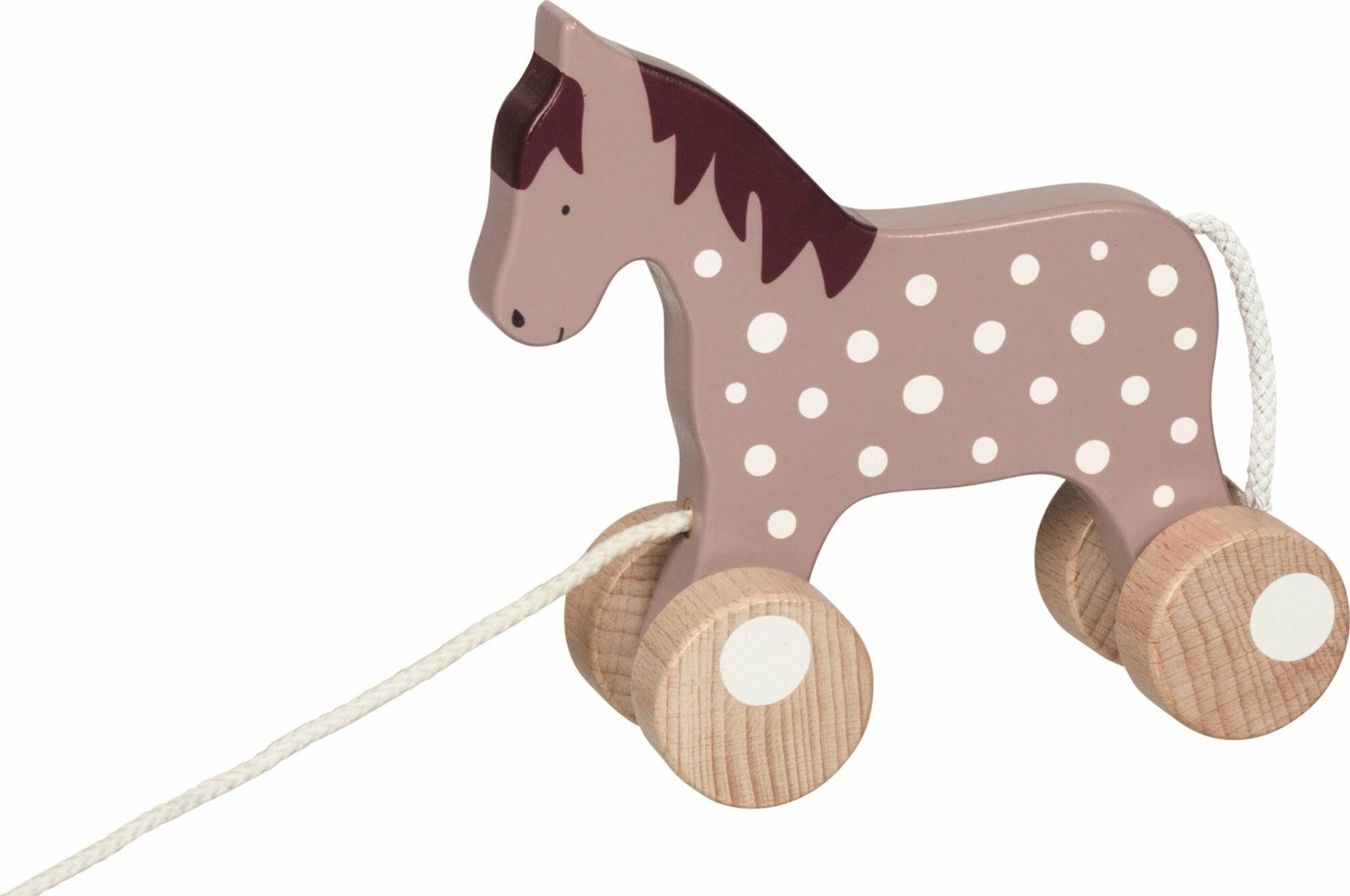 GOKI Zugpferd aus Holz lila
