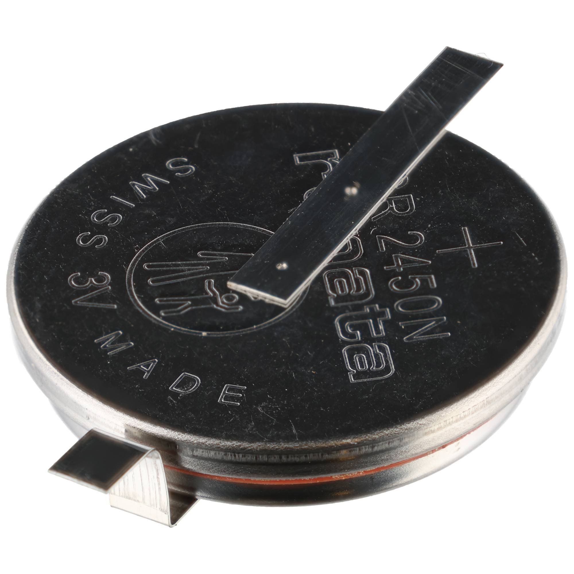 Lithium Batterie CR2450SM mit Lötfahnen in Z-Form