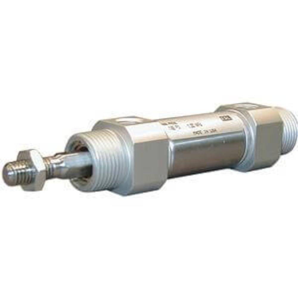 SMC Druckluftzylinder CDM2KB25-125AZ - doppeltwirkend - mit Magnet - pneumatische Dämpfung - verdrehgesichert - Standardkolbenstange - Ø 25 mm - Hub