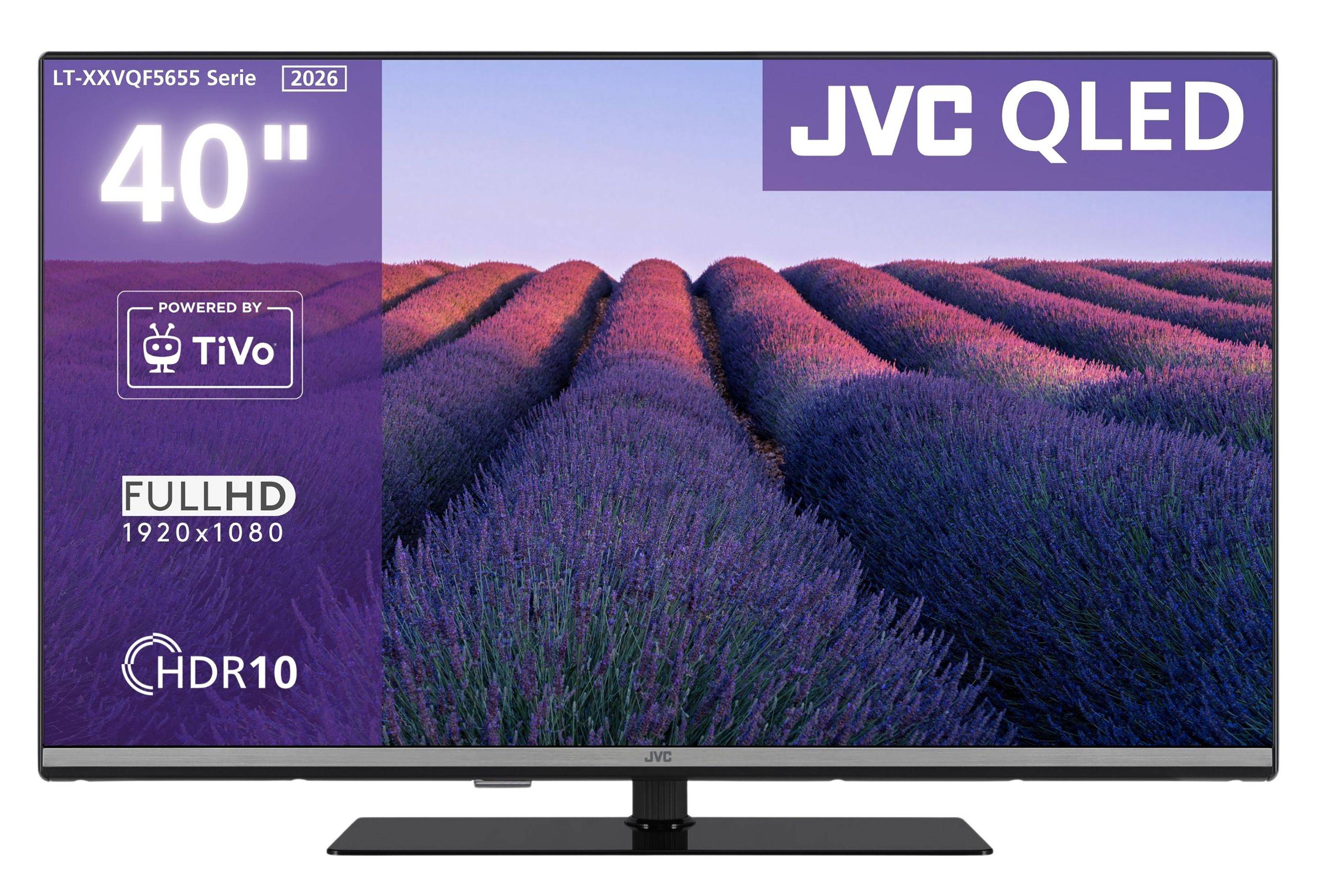 JVC LT-40VQF5655 40 Zoll QLED Smart TV HDR Fernseher mit Full HD Auflösung und Triple-Tuner (2026)
