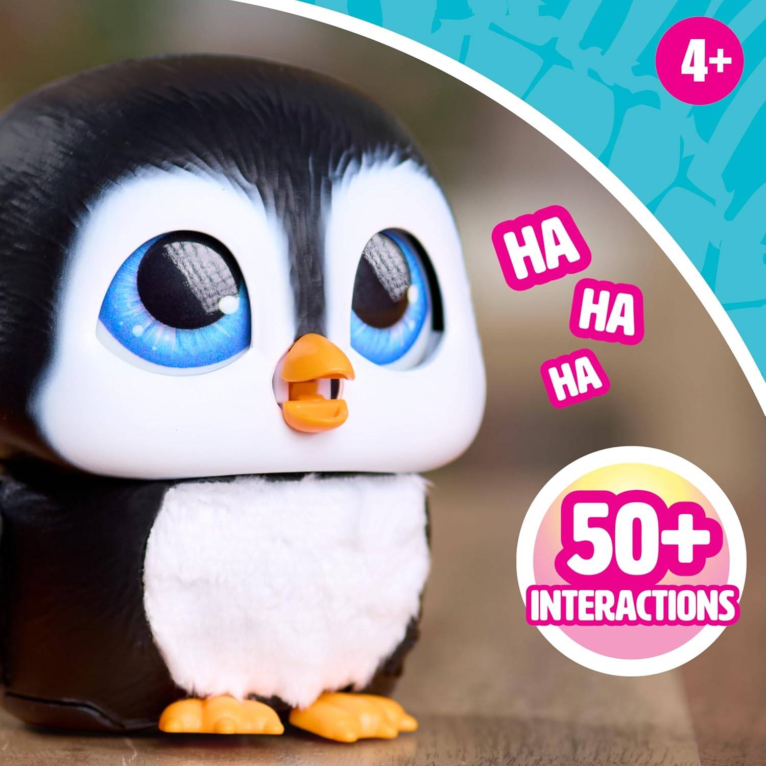 Just Play furReal Handfuls Shy der Pinguin 8,9 cm interaktives Spielzeug 4+