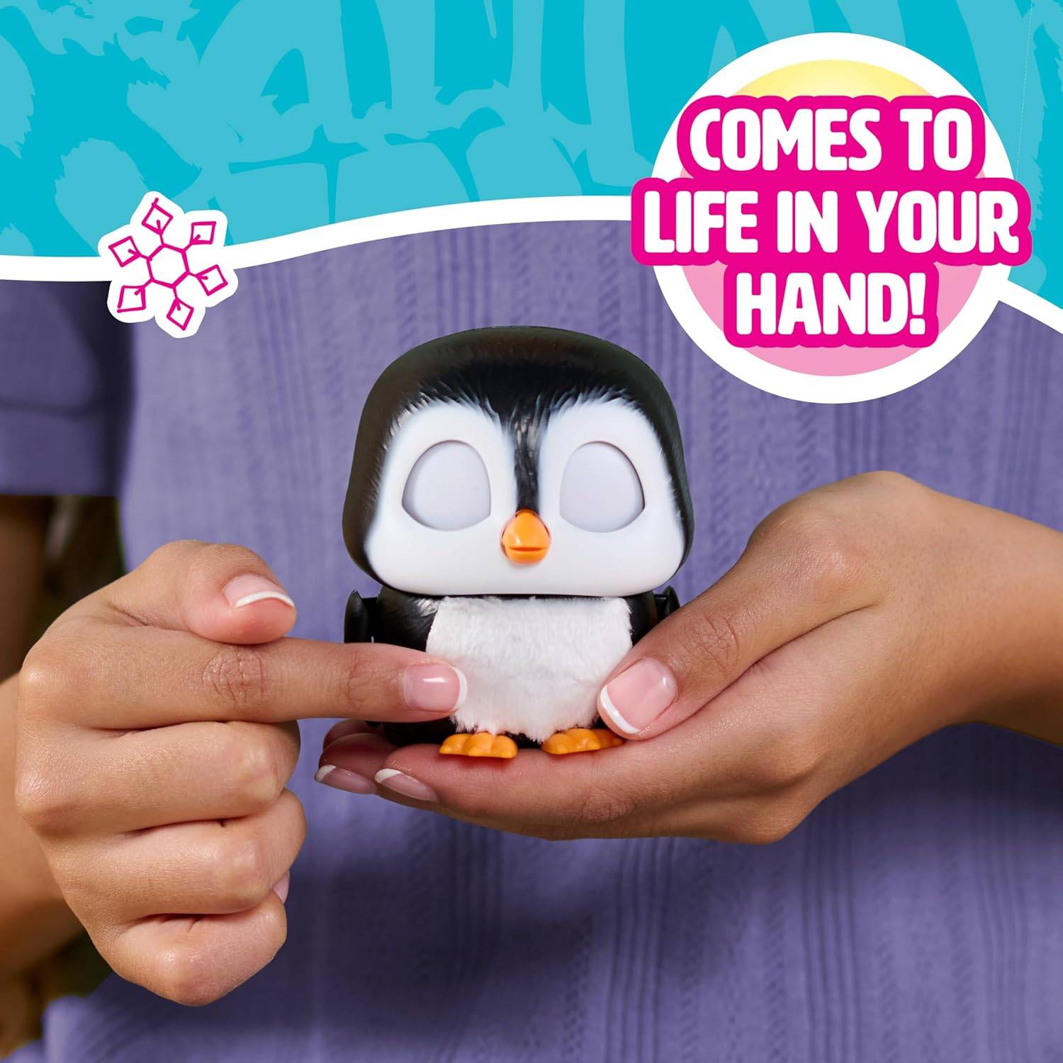 Just Play furReal Handfuls Shy der Pinguin 8,9 cm interaktives Spielzeug 4+