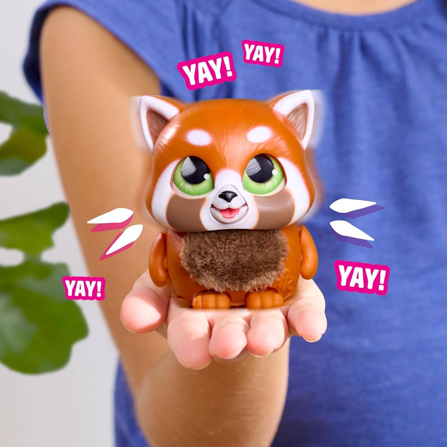 Just Play furReal Handfuls Shy der Rote Panda 8,9 cm interaktiv ab 4 Jahre