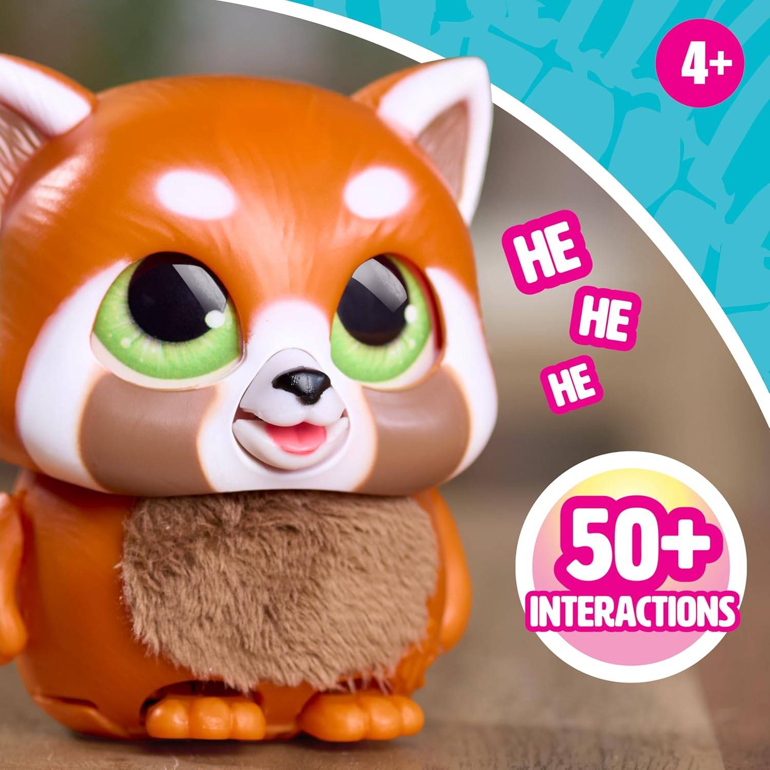 Just Play furReal Handfuls Shy der Rote Panda 8,9 cm interaktiv ab 4 Jahre