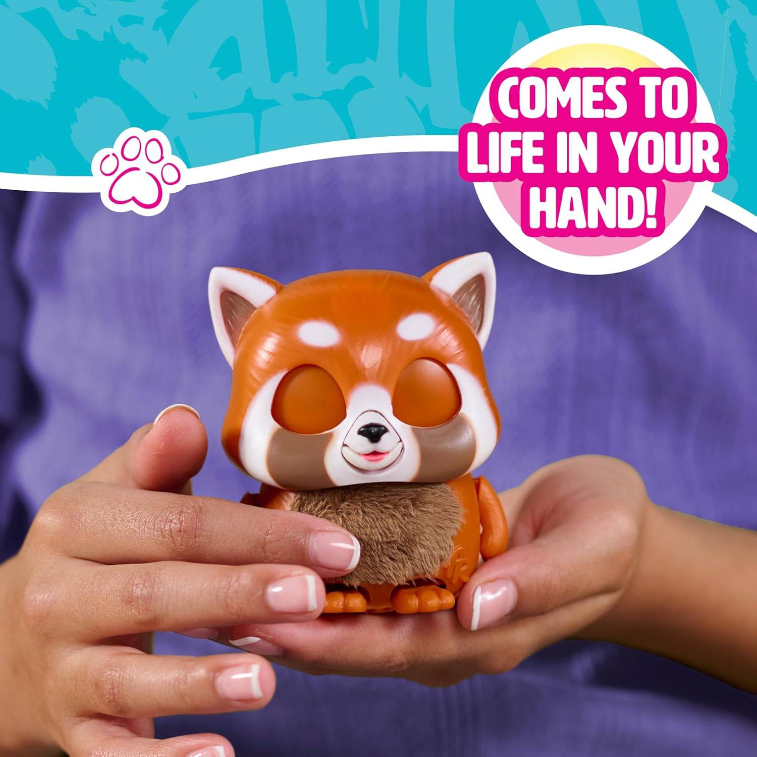 Just Play furReal Handfuls Shy der Rote Panda 8,9 cm interaktiv ab 4 Jahre