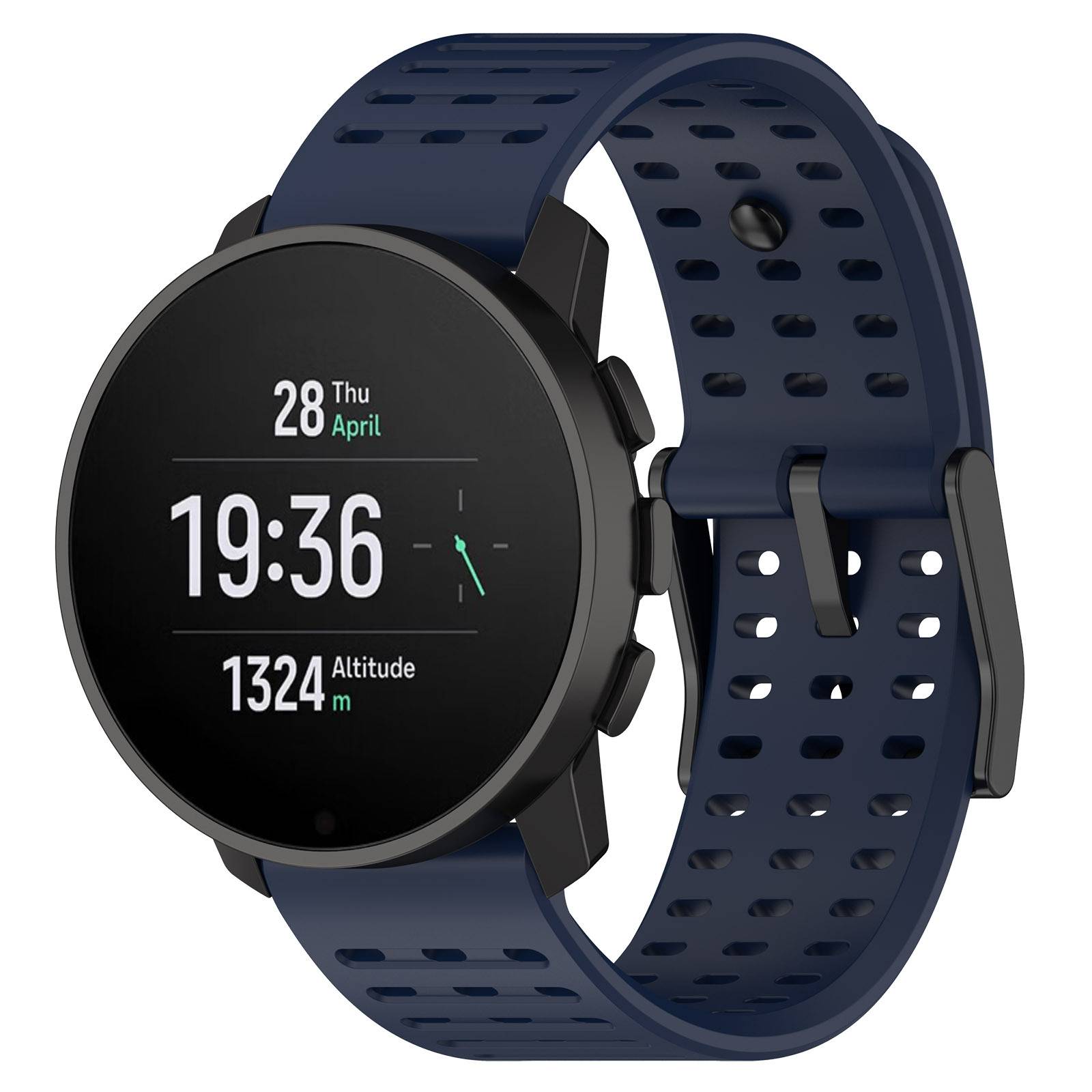 Silikonarmband für die Sportuhr der Suunto Vertical 9 Peak-Serie DarkBlue
