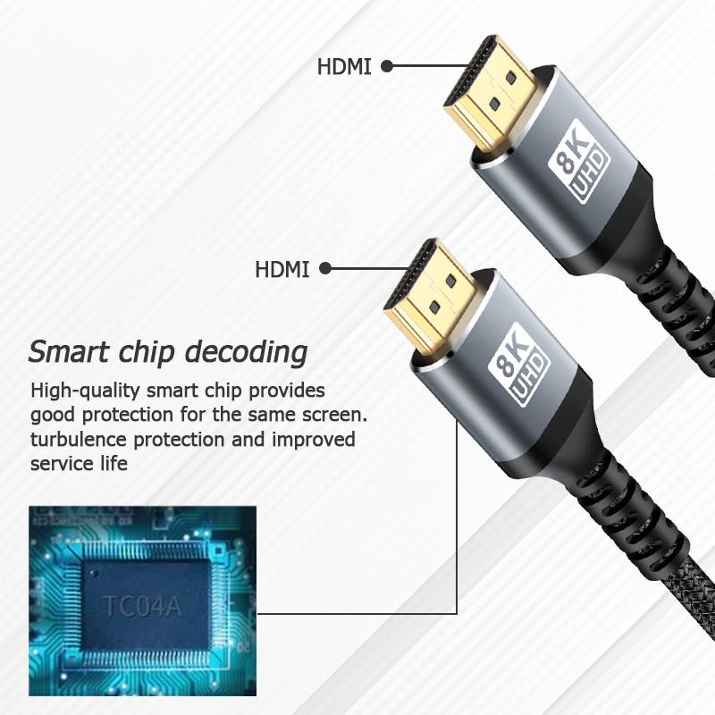 2.1 HDMI-Kabel 8K bei 60 Hz / 4K bei 120 Hz MultiColor 3 m