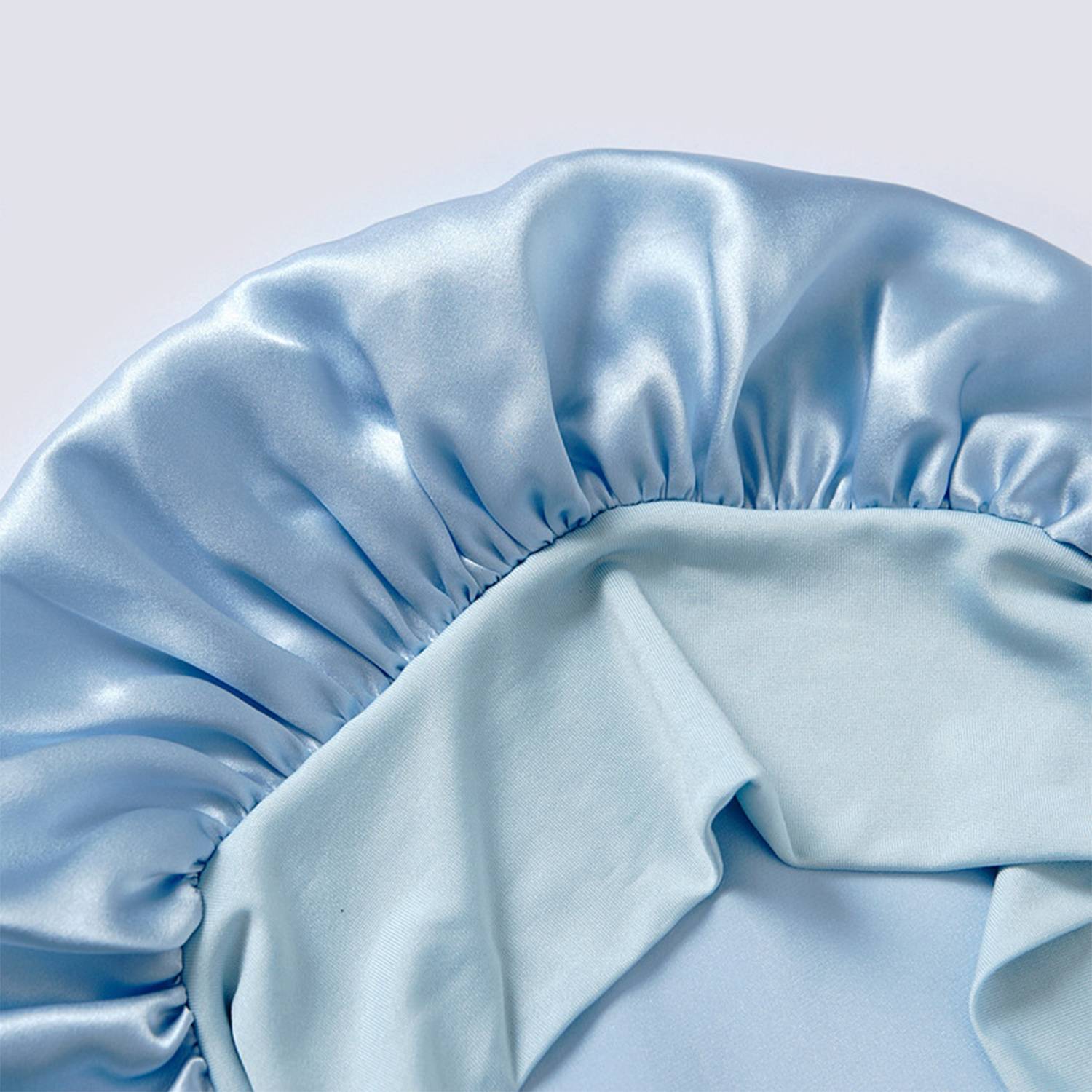 Schlafmütze, Nachtmütze aus seide Blue