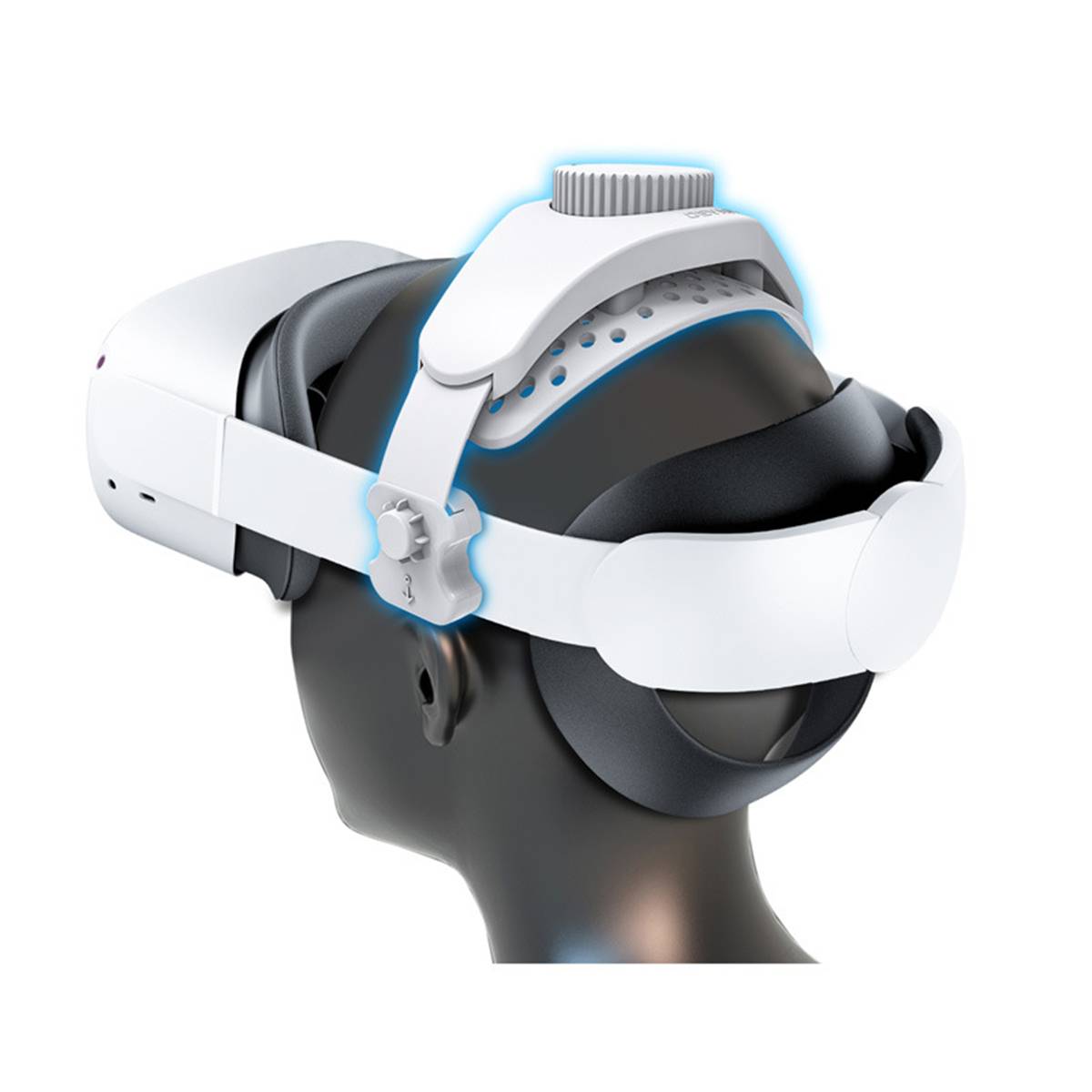 DEVASO Verstellbares Kopfband für VR-Headsets White